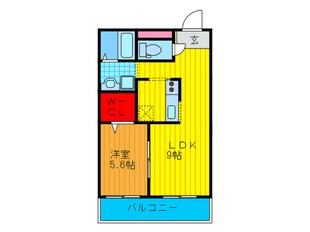 シャ－メゾン田川の物件間取画像